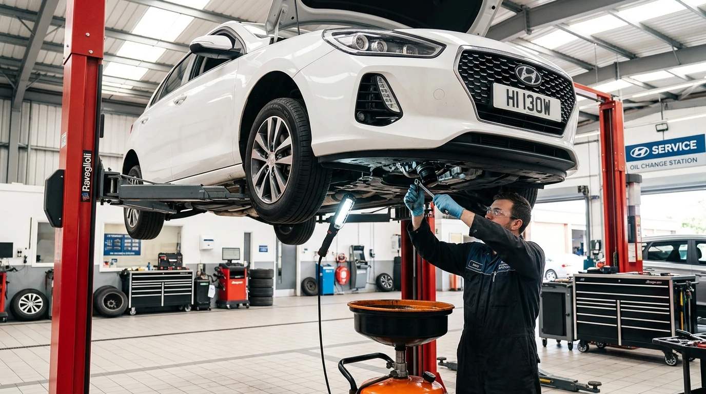 výměna oleje hyundai i30 cena